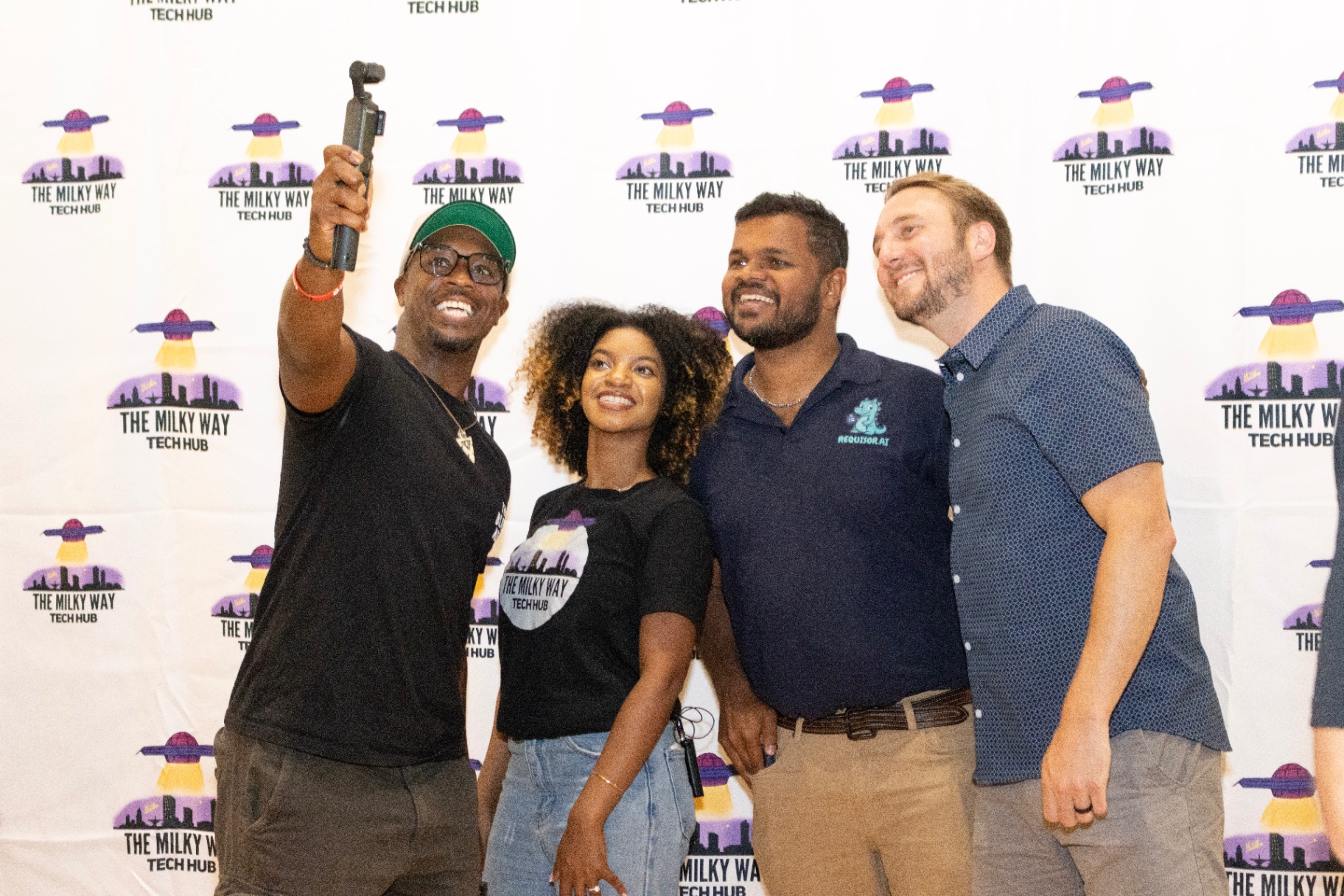 Group selfie at WTM